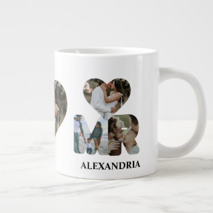 Create your own Mr and Mrs photo Matching couple Large Coffee Mug