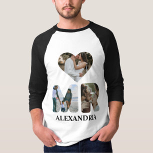 Create your own Mr and Mrs photo Matching couple T-Shirt