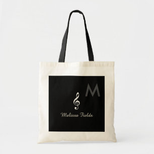 create your own music-themed tote bag