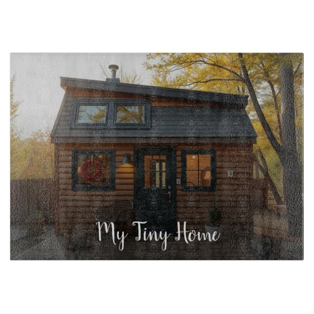 Create your own My tiny home photo Cutting Board (Front)