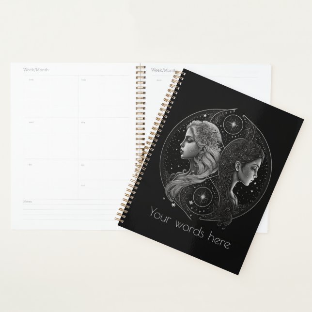 Create Your Own Mystical Astrology Gemini Zodiac Planner (Display)