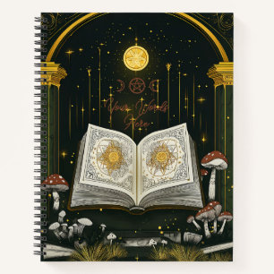 Create Your Own Mystical Botanical Grimoire Notebook