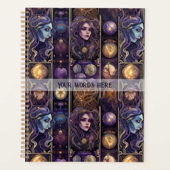 Create Your Own Mystical Goddesses Occult Planner (Front)