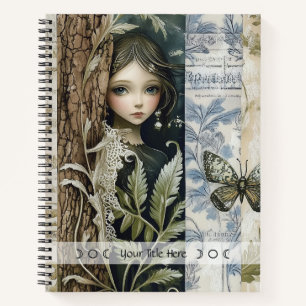 Create Your Own Mystical Maiden Botanical Notebook