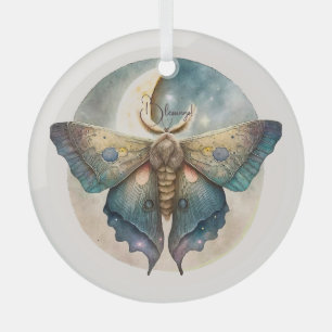 Create Your Own Mystical Moon Moth Glass Tree Decoration