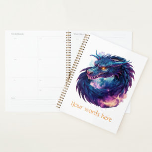Create Your Own Mystical Purple Dragon Planner