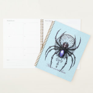 Create Your Own Mystical Purple Spider Planner