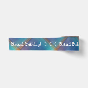 Create Your Own Mystical Rainbow Gingham Satin Ribbon