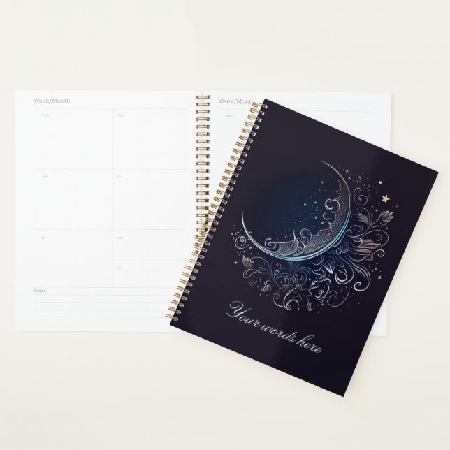 Create Your Own Mystical Silver Moon Planner (Display)