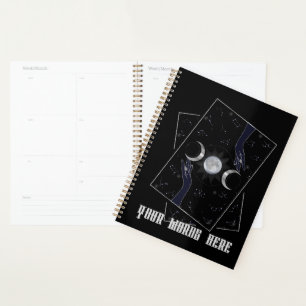 Create Your Own Mystical Silver Triple Moon Tarot Planner