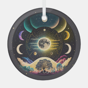 Create Your Own Mystical Sonic Moon Waves Glass Tree Decoration