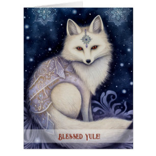 Create Your Own Mystical White Fox Winter Solstice