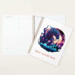 Create Your Own Mythical Kraken Water Dragon Planner