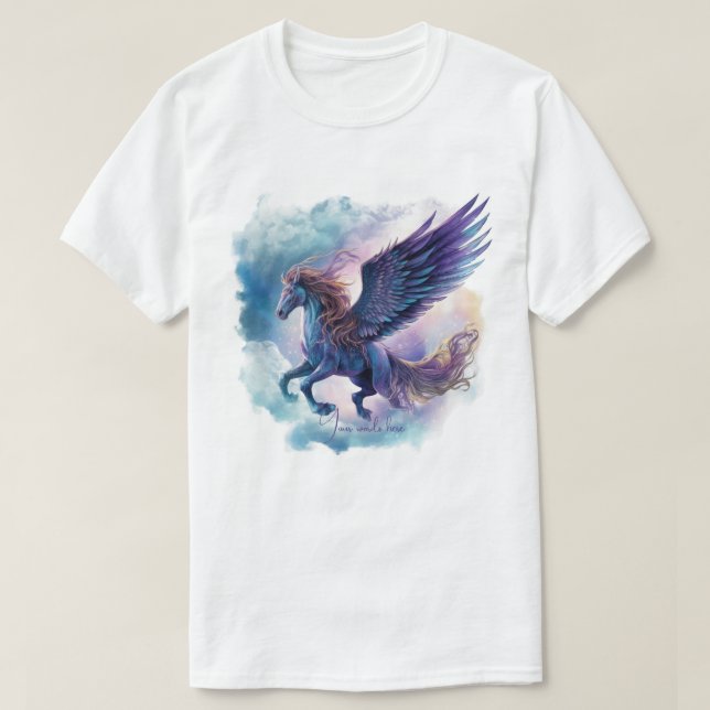Create Your Own Mythical Pegasus T-Shirt (Design Front)