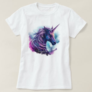 Create Your Own Mythical Purple Unicorn T-Shirt
