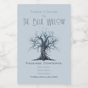 Create Your Own Mytsical Blue Tree Apothecary Food Label