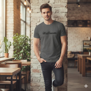 Create Your Own Name Basic Dark T-Shirt for Men