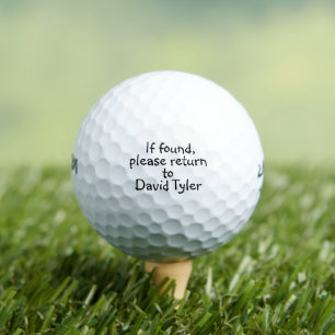 Create Your Own Name Custom Golf Balls