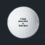 Create Your Own Name Custom Golf Balls<br><div class="desc">Create Your Name Custom Golf Balls. Add your name or personalise your message to make a funny gift for family or friends on occasions like birthdays or Christmas. Choose the brand and pack size from the options menu.</div>