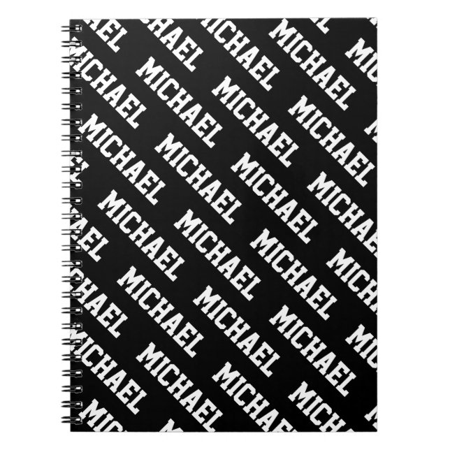 Create Your Own Name Personalised  Notebook (Front)