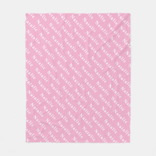 Create Your Own Name Personalized Fleece Blanket