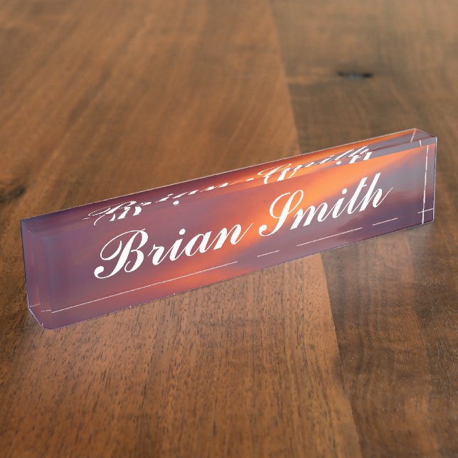Create your own name plate (Side)