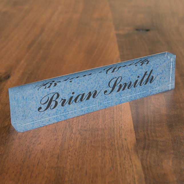 Create your own name plate (Side)