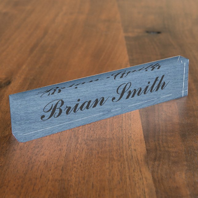 Create your own name plate (Side)