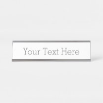 Create Your Own Name Plate