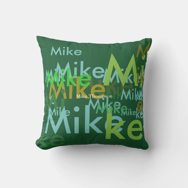 Create your own named cushion (Front)