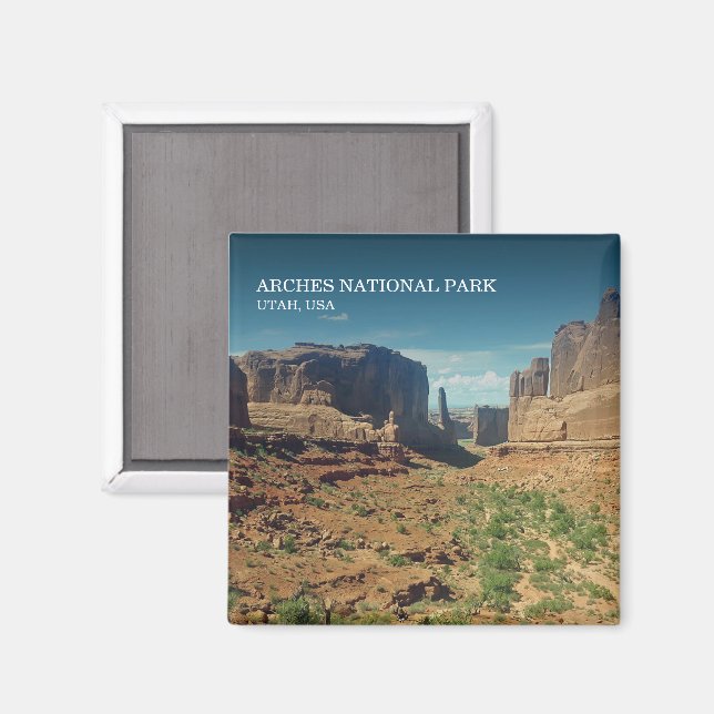 Create your own National Park photo travel Magnet (Front/Back)