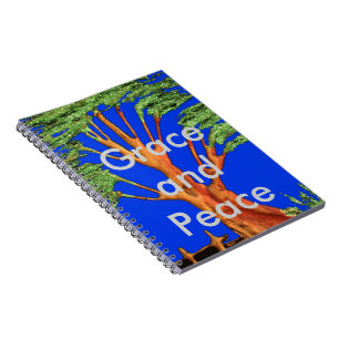 Create Your Own Natural Colours Grace and Peace  Notebook