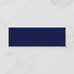 Create Your Own navy blue Custom personalized Calling Card