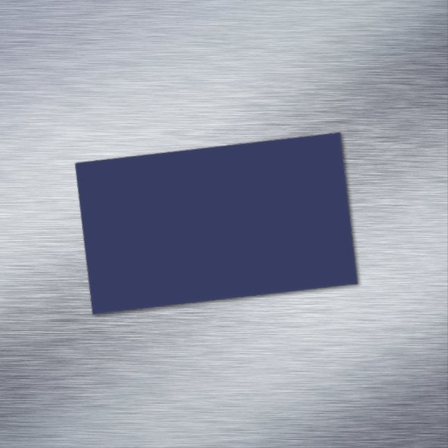 Create Your Own navy blue Custom personalized Magnetic Business Card (In Situ)