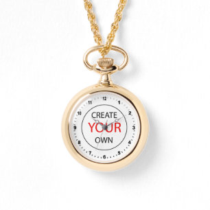 Create Your Own Necklace Watch, Personalise /Photo