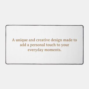 Create Your Own Neoprene Desk Mat