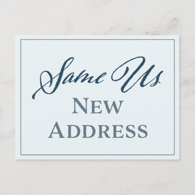 Create Your Own New Address Postcard (Front)