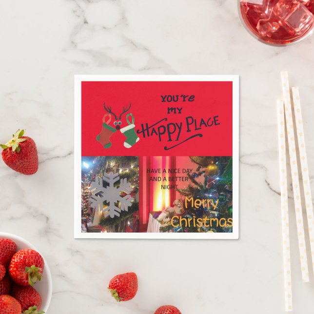 Create Your own Nice Happy Place Napkin (Insitu)