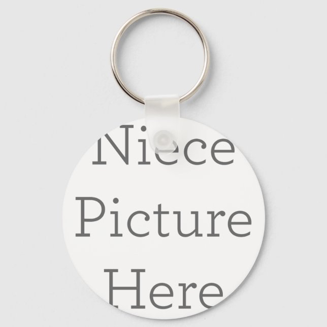 Metal Circle Keychain, 5.08 cm (Front)