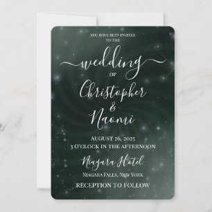 Create Your Own - Night Sky Swirl Invitation