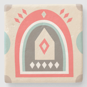 Create Your Own Nordic Style Winter Yule Hearth Stone Coaster