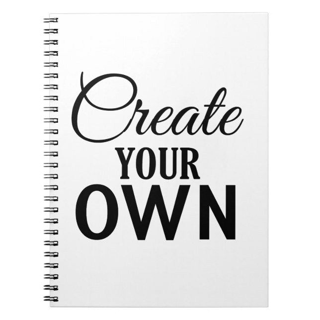 Create Your Own Notebook (Front)