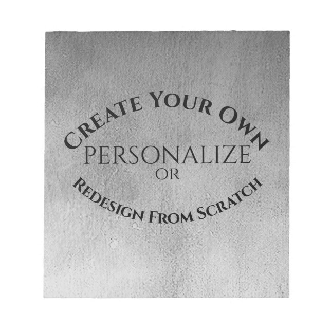 Create Your Own Notepad (Front)