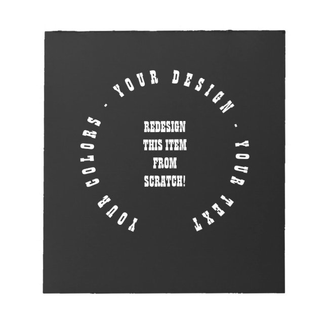 Create Your Own Notepad (Front)