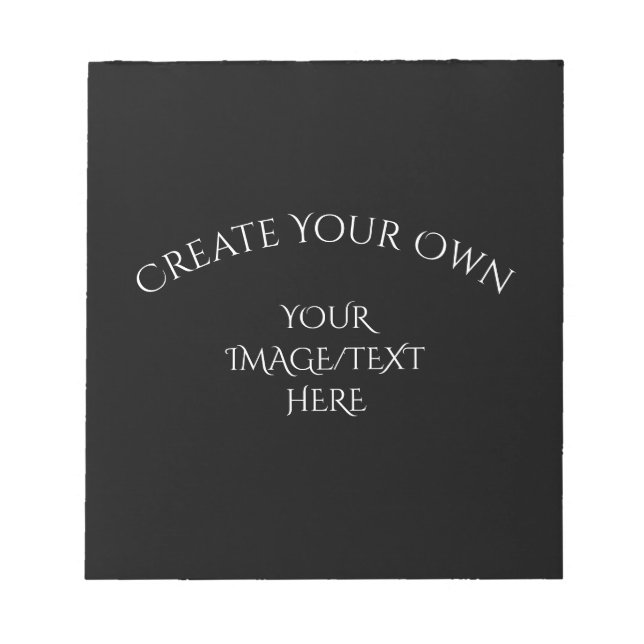 Create Your Own Notepad (Front)