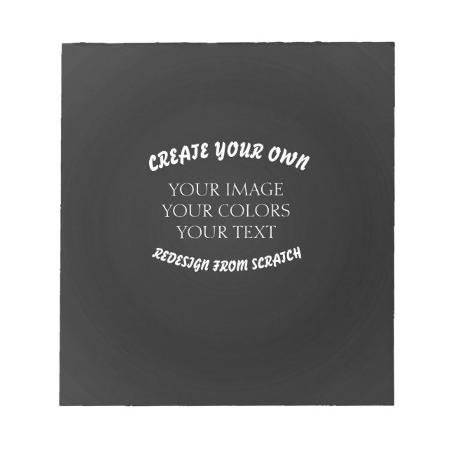 Create Your Own Notepad (Front)