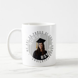 create your own nurse graduate BSN RN photo Coffee Mug