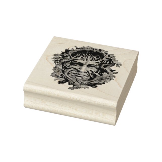 Create Your Own Oak Tree Green Man Rubber Stamp (Stamp)