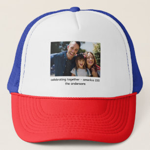 Create Your Own One Photo and Text America 250 Hat