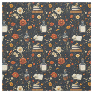 Create Your Own Orange Yellow Wildflower Magic Fabric